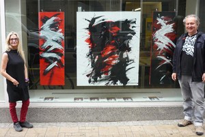 Ausstellung in der Auslage