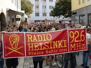 Radio Helsinki beim Earth Strike