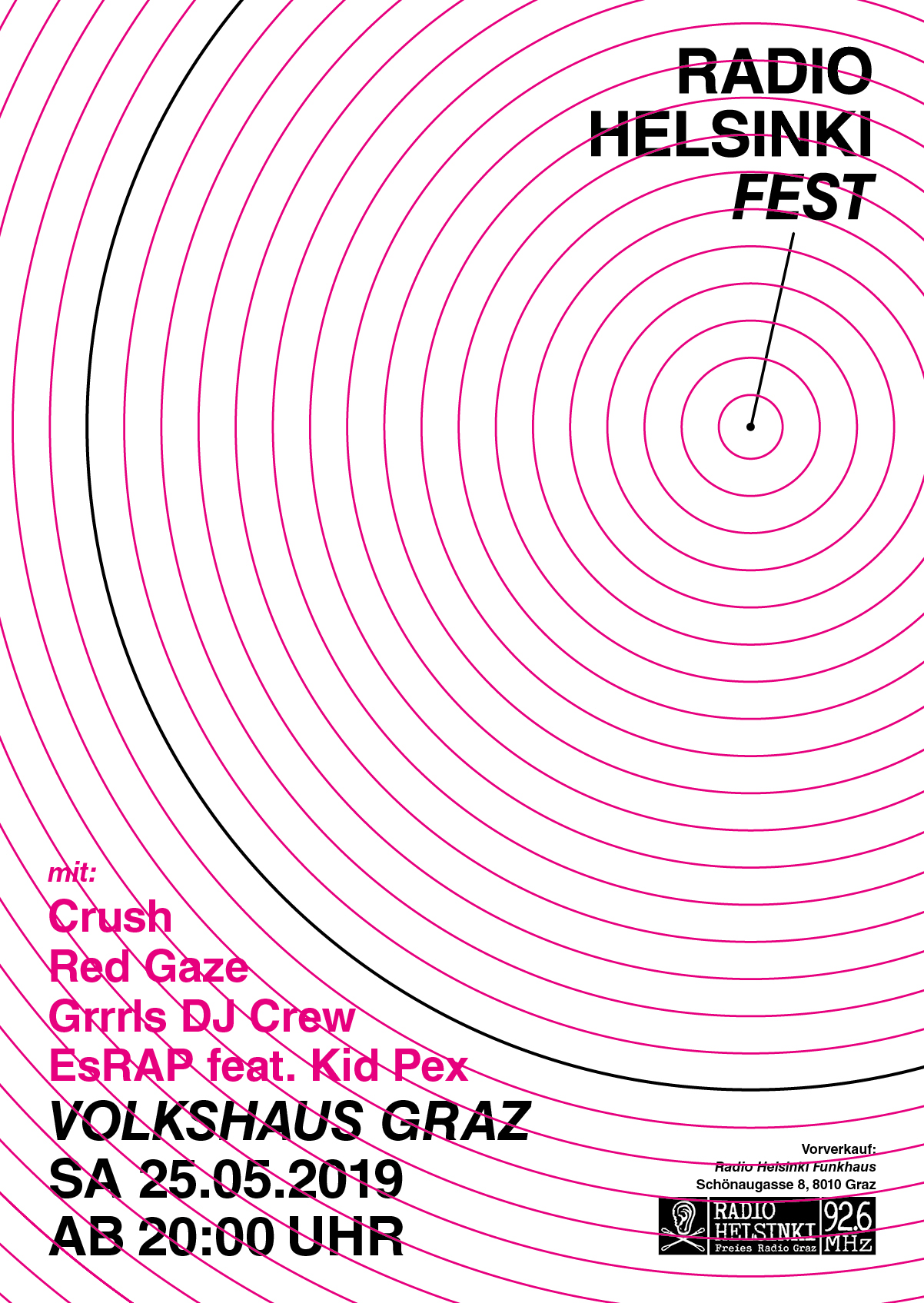 Radio Helsinki Fest im Volkshaus Graz