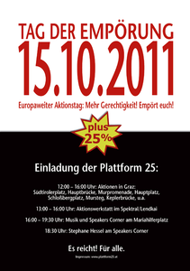 Tag der Empörung am 15.10.2011